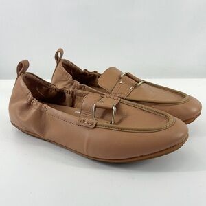Fitflop Tan Leather Loafers